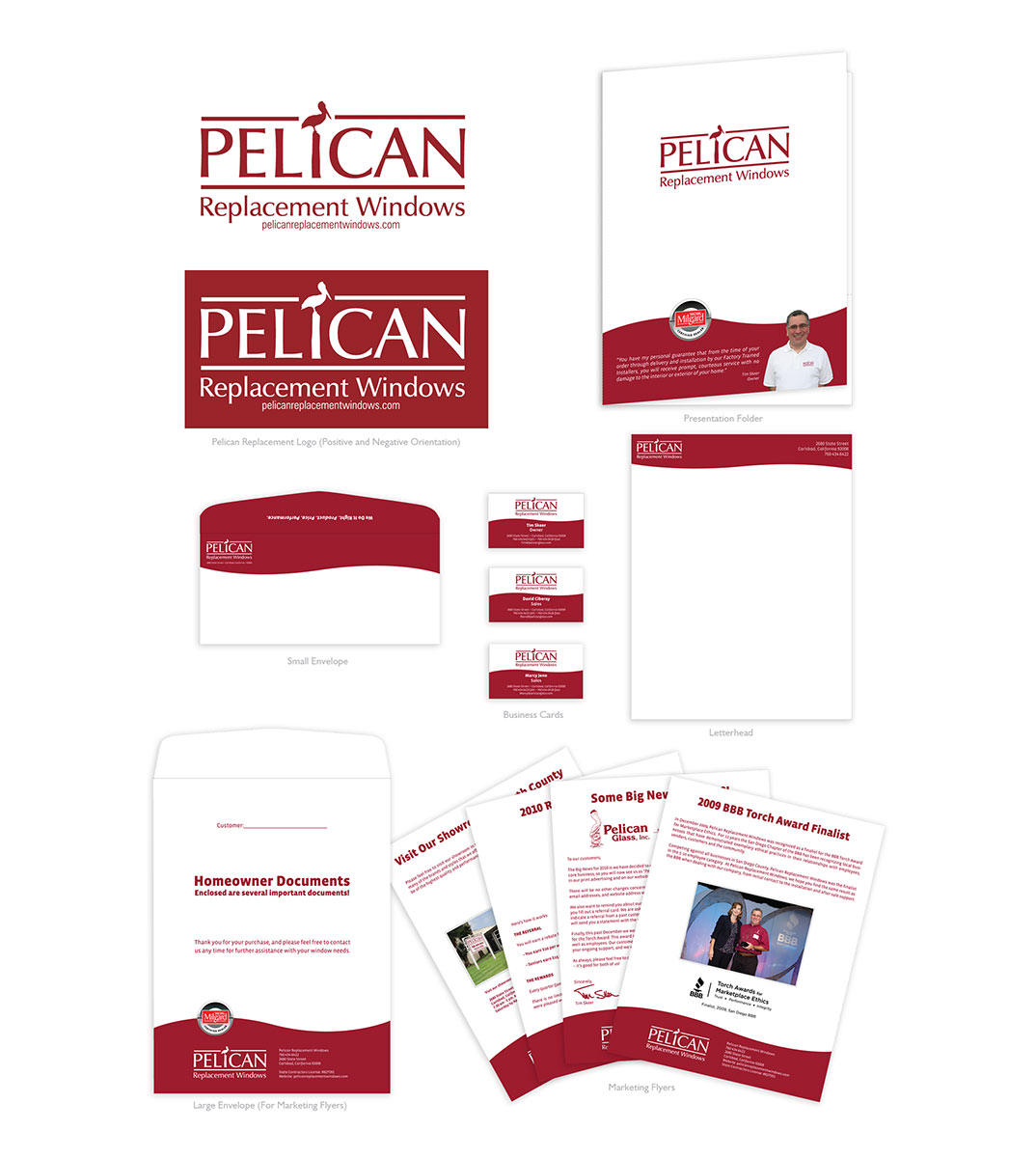 Pelican Replacement Windows Branding Study